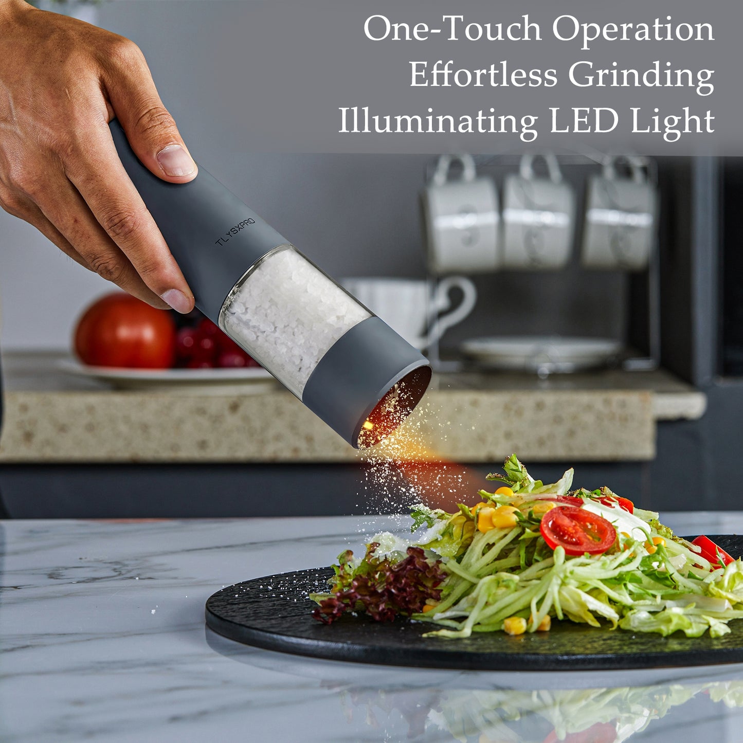 Aurevit Adjustable Electric Pepper Mill
