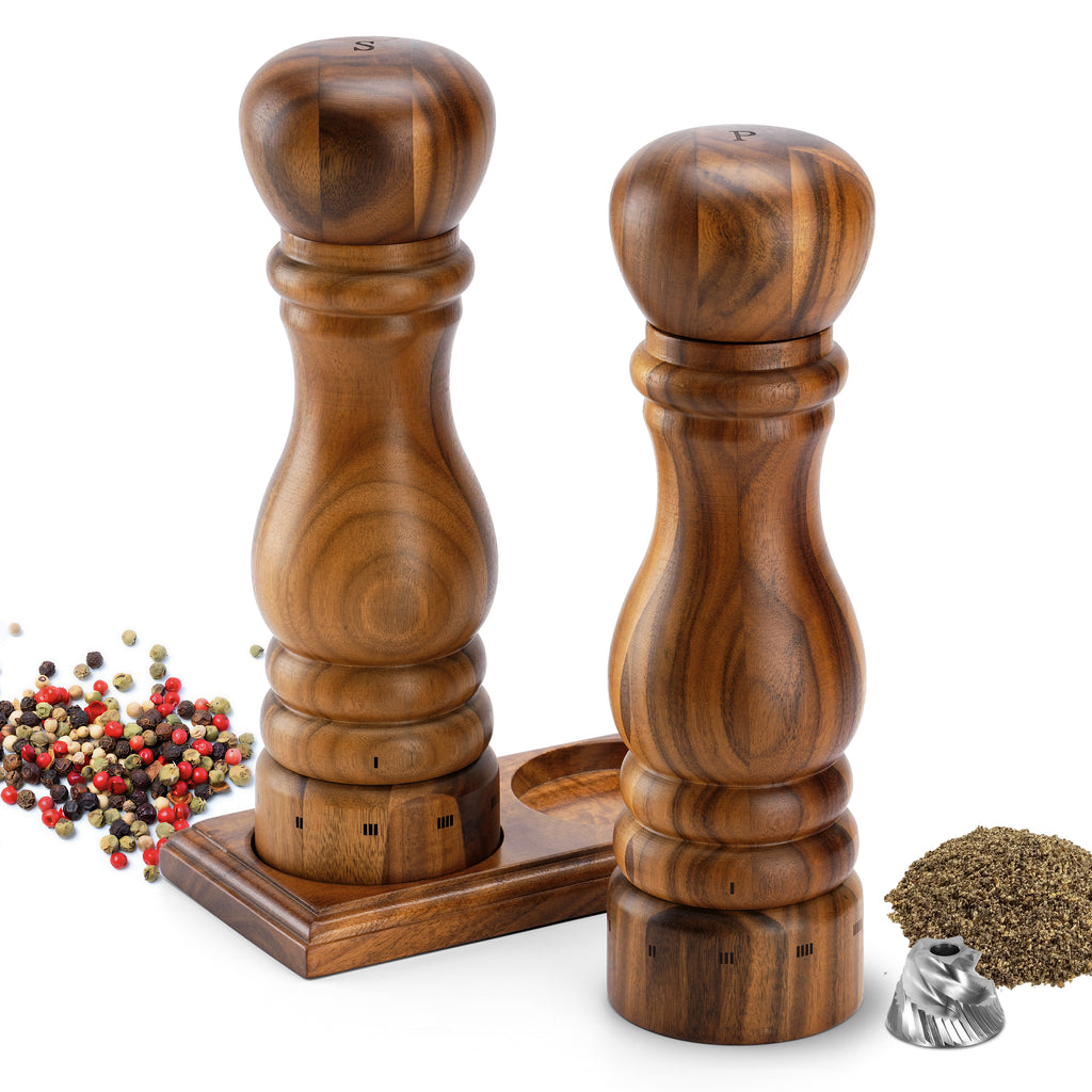 Graino Wooden Salt and Pepper Mill Set