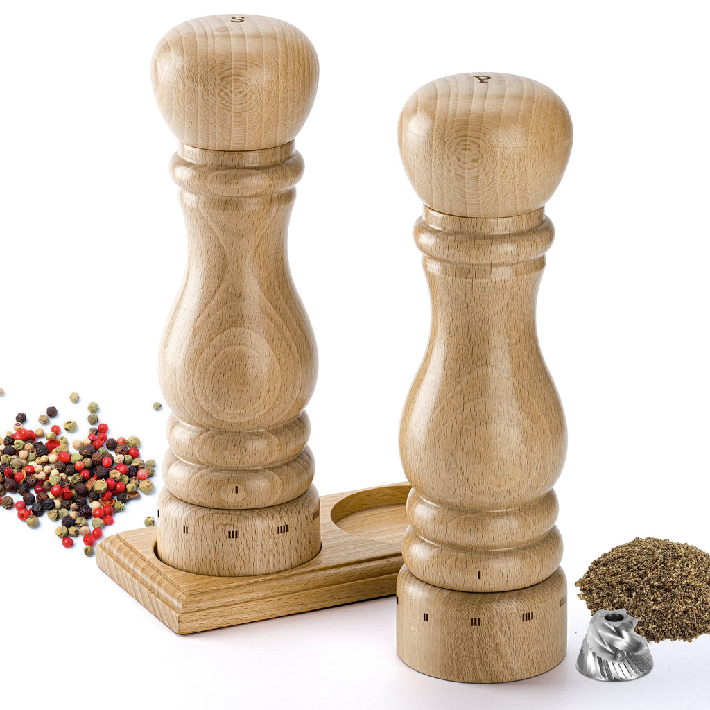 Graino Wooden Salt and Pepper Mill Set