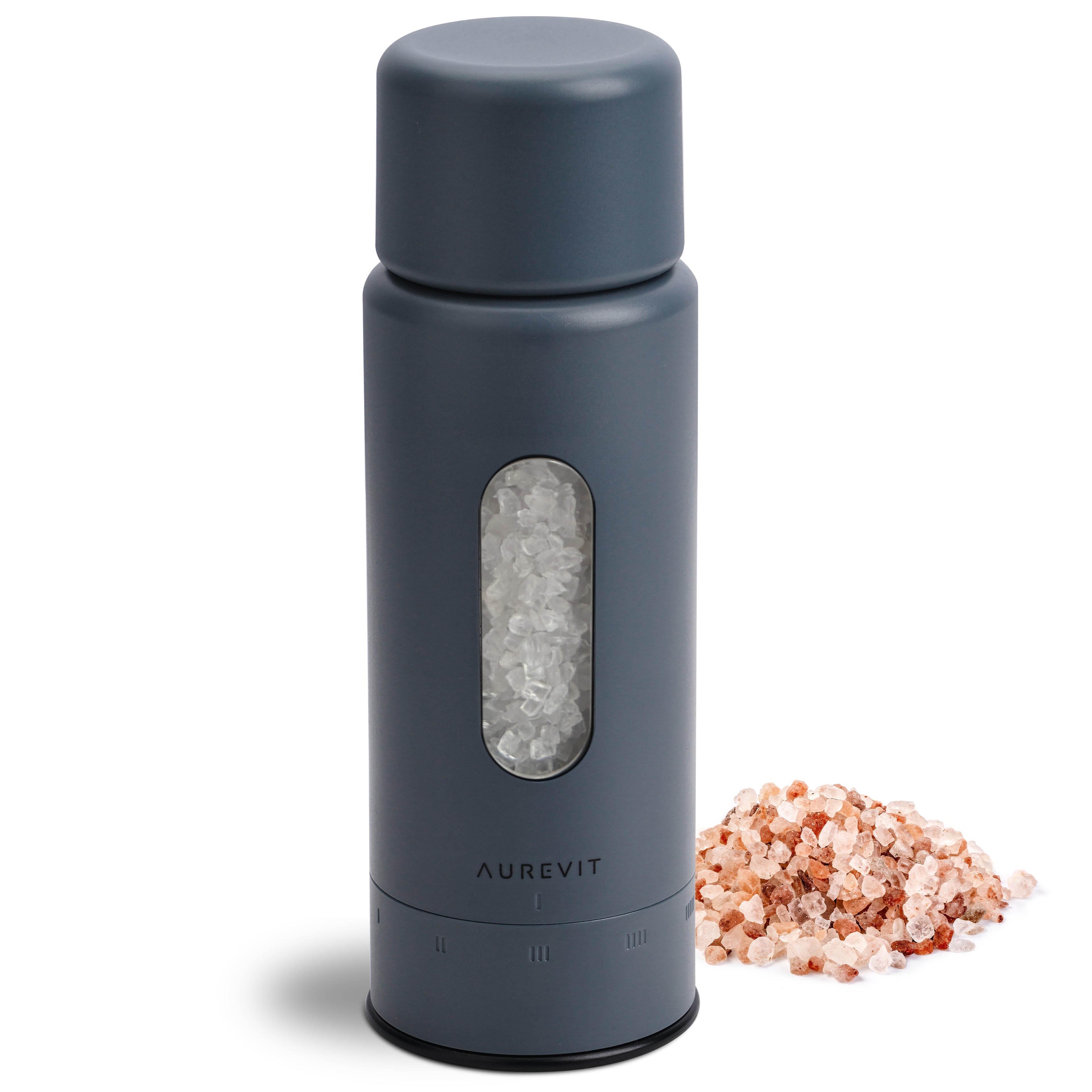 Pureum - Manual Salt Grinder, Single Salt Mill with Ceramic Grinding Core