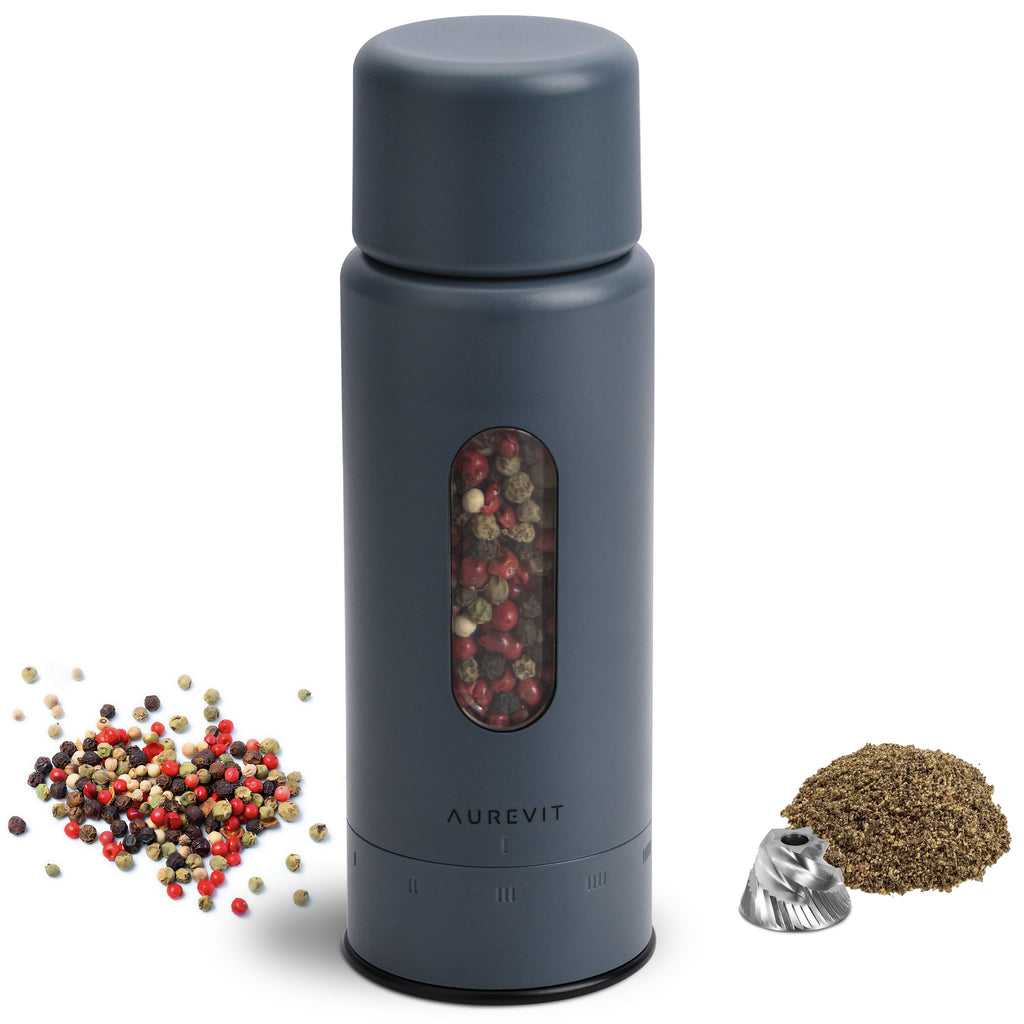 Pureum - Manual Pepper Grinder, Single Pepper Mill with 420 Stainless Steel Core