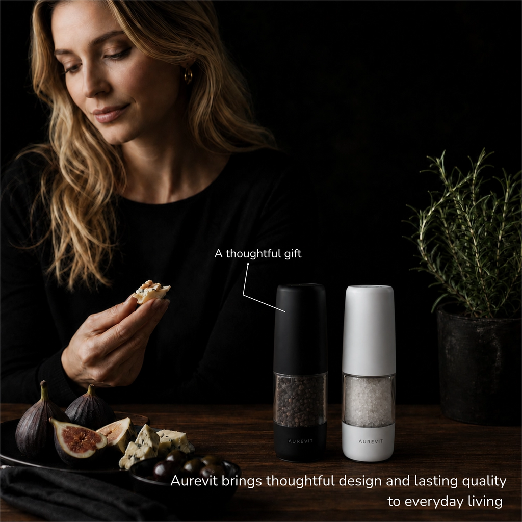 Slancio - Electric Salt and Pepper Grinder Set